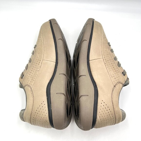 6‎ 4E XX WIDE WIDTH Propet Womens Sadie Brown Tan Leather Comfort Shoes Sneakers - Picture 8 of 13